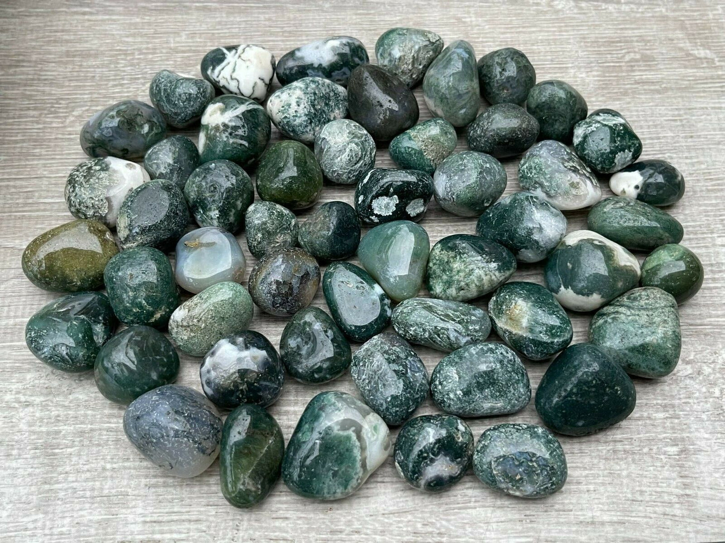 1/2 Lb Lot Tumbled Stones, 0.75-1.25" Crystal Healing Stones, Choose Stone Type