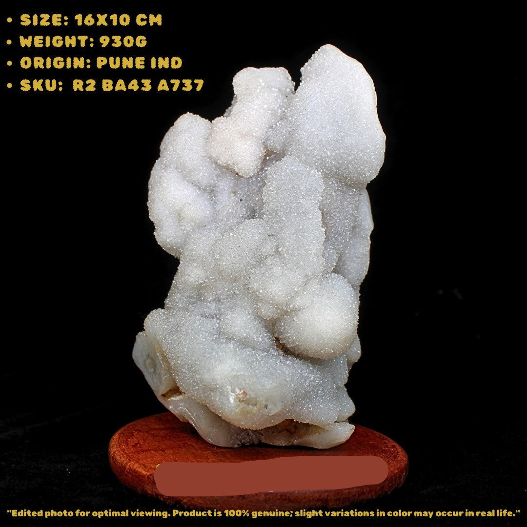 Rainbow Quartz Cluster 930g 16x10cm Natural Healing Crystal Specimen India