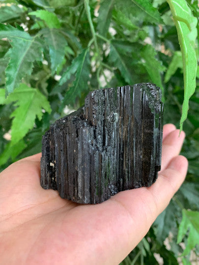 Extra Large Black Tourmaline Chunk / Rod / Log, Natural Rough Black Tourmaline