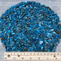 Grade A++ Apatite Semi Tumbled Gemstone Mini Chips 4 - 8 mm, Wholesale Bulk Lot