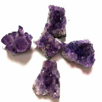 100% Natural Raw Amethyst Quartz Geode Druzy Crystal Cluster Healing Specimen
