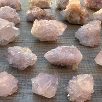 Spirit Quartz Clusters Crystal Collection Box: 6 - 7 oz Box Lot, 11 - 14 Pieces