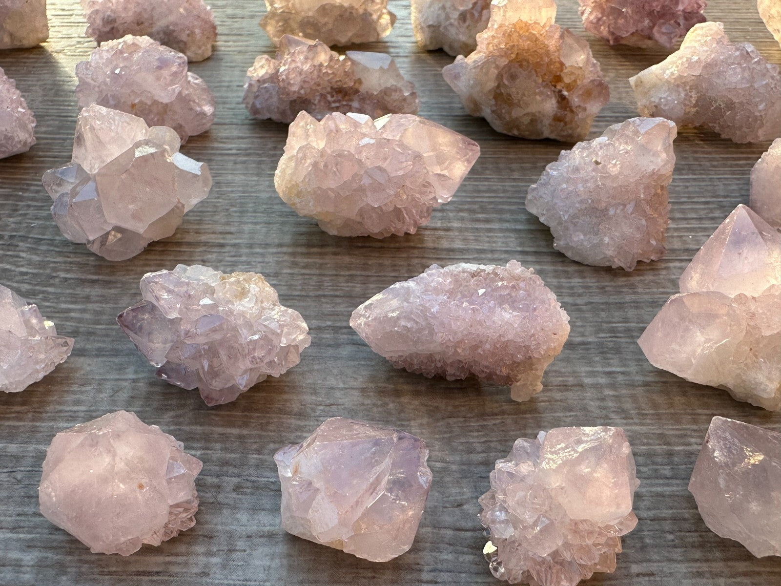 Spirit Quartz Clusters Crystal Collection Box: 6 - 7 oz Box Lot, 11 - 14 Pieces