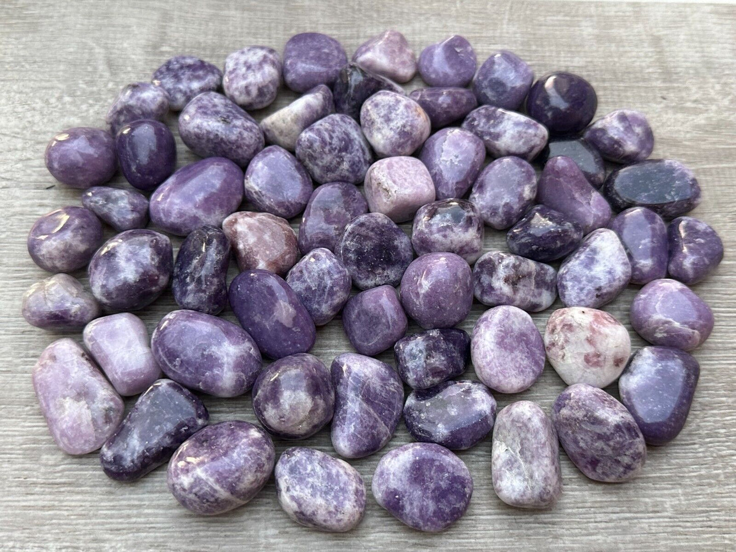 1/2 Lb Lot Tumbled Stones, 0.75-1.25" Crystal Healing Stones, Choose Stone Type