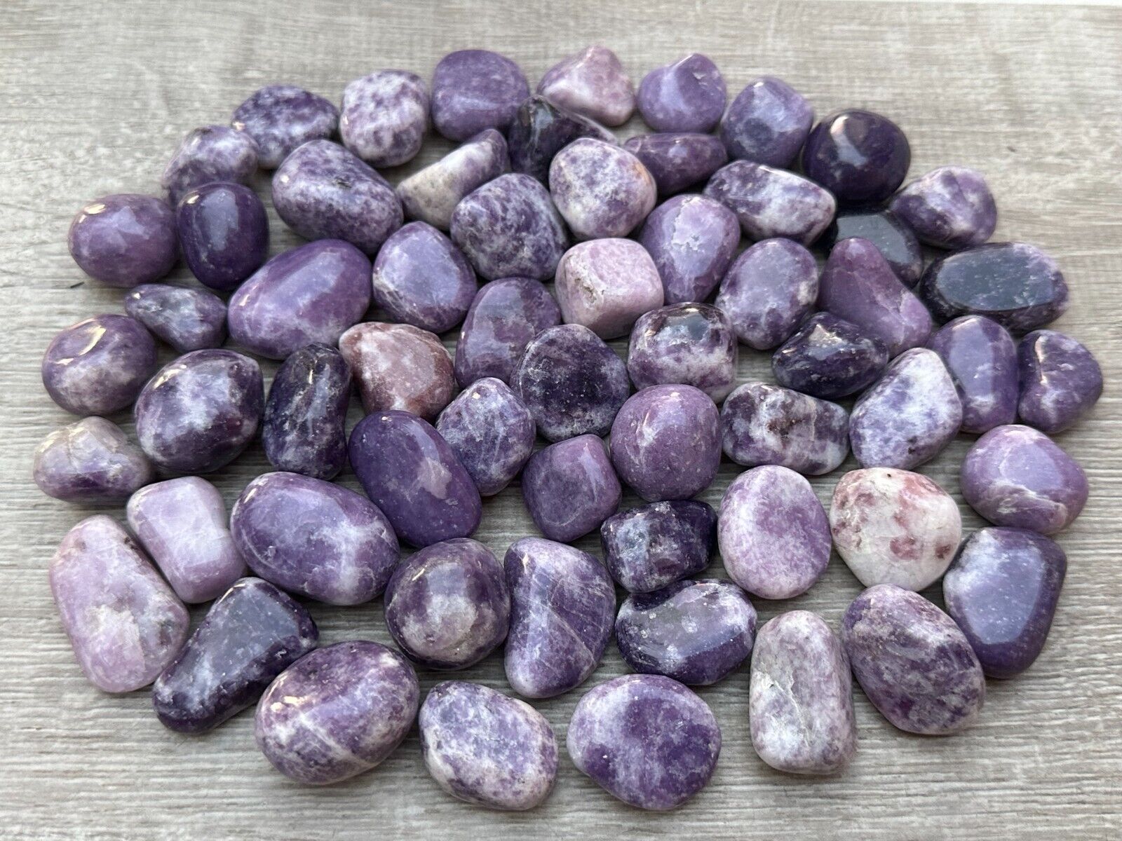 1/2 Lb Lot Tumbled Stones, 0.75-1.25" Crystal Healing Stones, Choose Stone Type