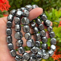 Wholesale Grade A++ Gemstone Nugget Bracelet, Choose from 18 Gemstone Types