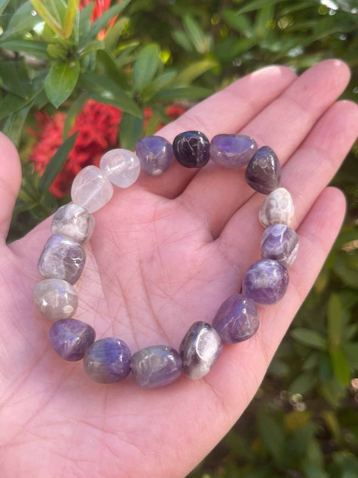 Wholesale Grade A++ Gemstone Nugget Bracelet, Choose from 18 Gemstone Types