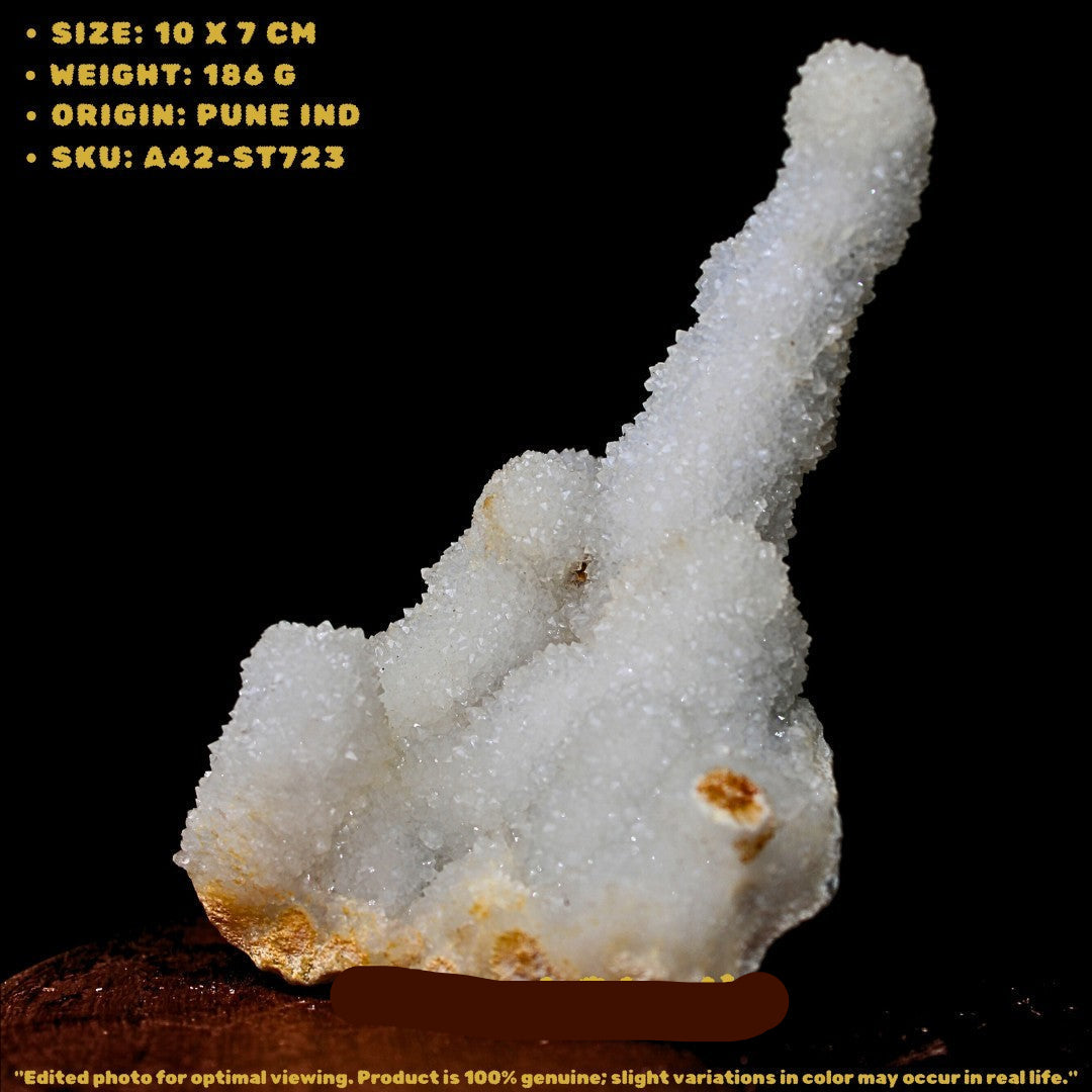 MM Quartz Healing Cluster 186g Raw Mineral Specimen Natural Crystal 10x7 cm