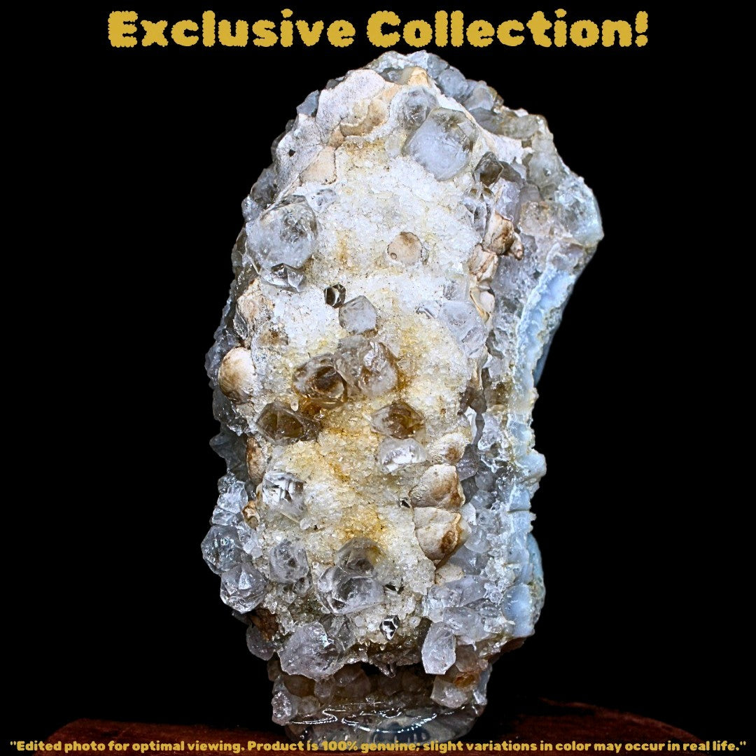 Smoky Quartz Crystal with Golden Rutile 322g Energy Clearing Healing Stone