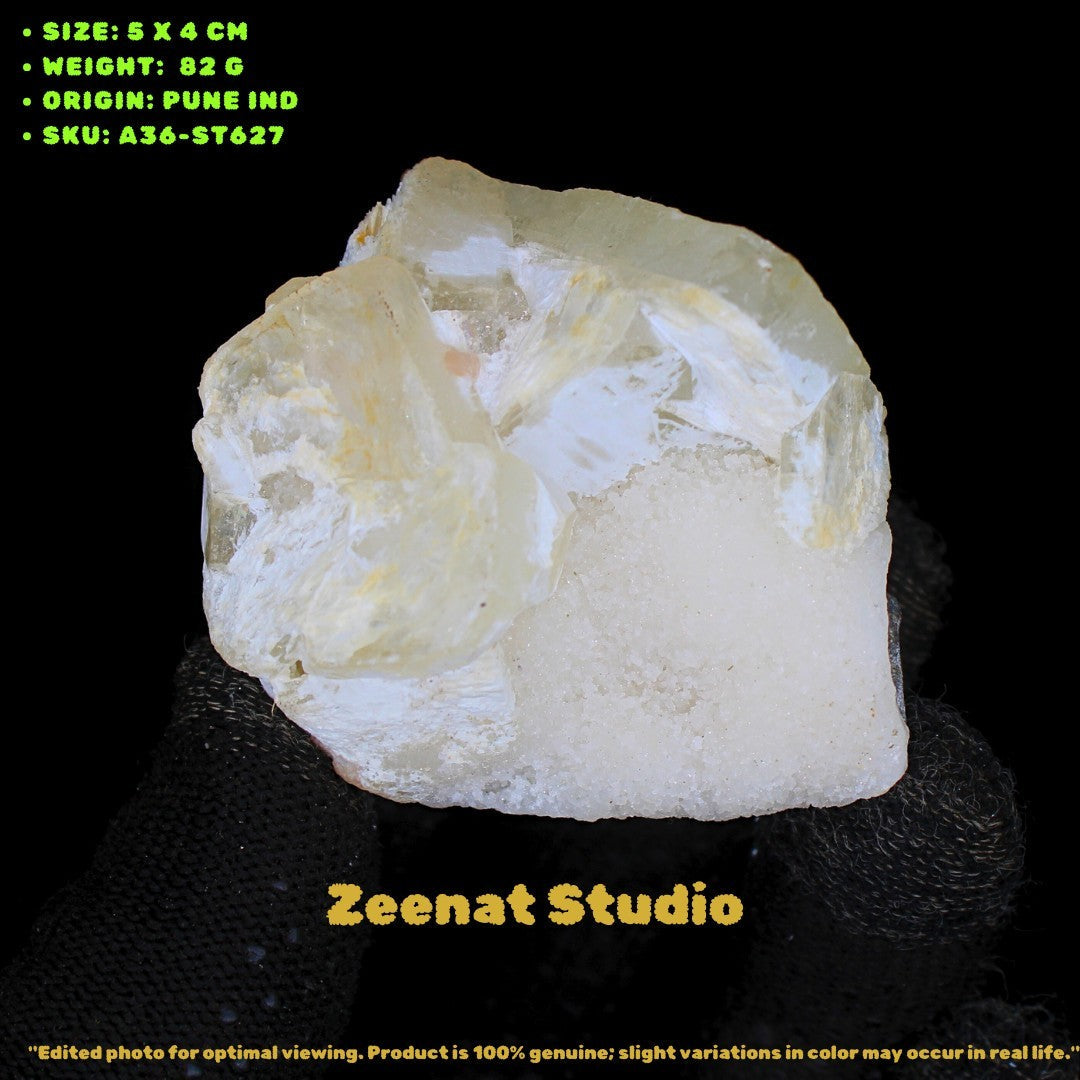 Natural Rainbow Quartz Cluster 82g Vibrant Healing Energy Crystal India