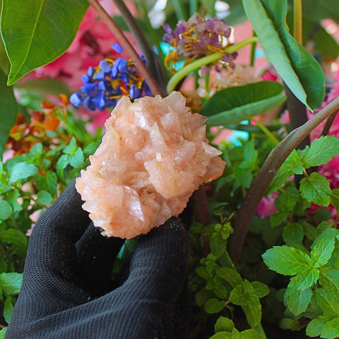 Rare 200g Natural Stilbite & Heulandite on Matrix Mineral Specimen India