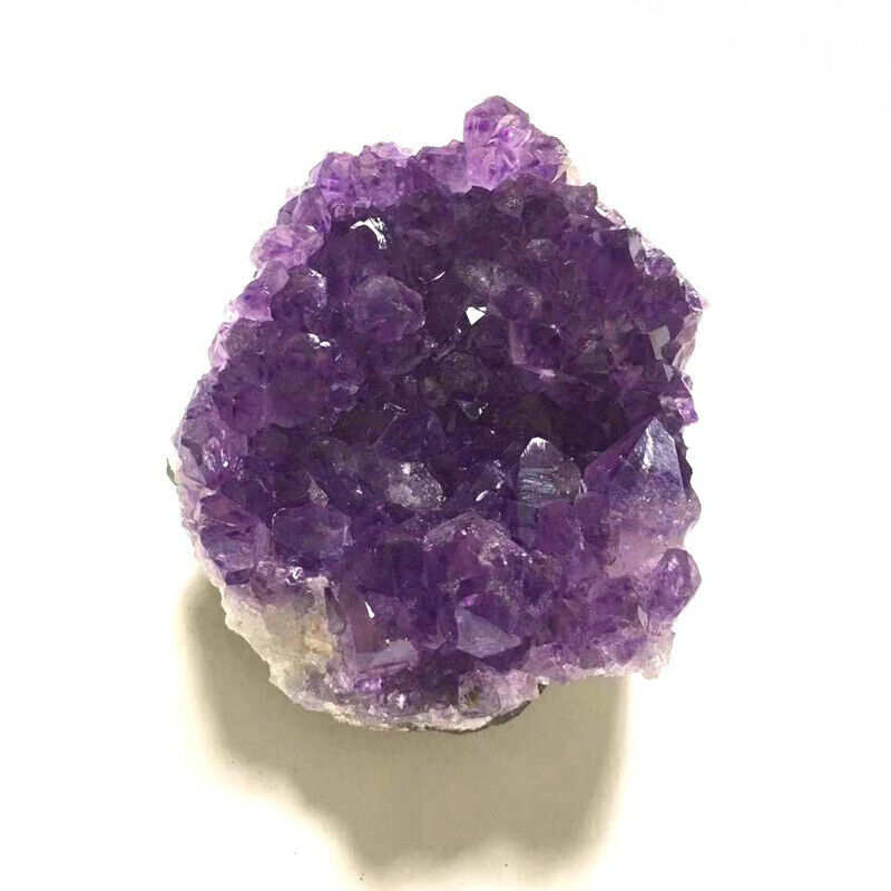 Large Natural Amethyst Cluster Quartz Crystal Druzy Geode Healing Stone Specimen