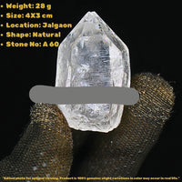 Natural Himalayan Quartz 28g Clear Crystal Cluster Mineral from India