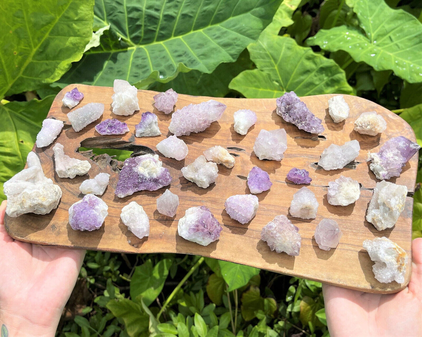 Spirit Quartz Clusters, Points & Pieces CLEARANCE Lots (Spirit Quartz Crystals)