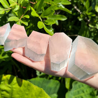 Ulexite TV Rock Chunks, Television Stones - Choose Size (Optical Crystals)