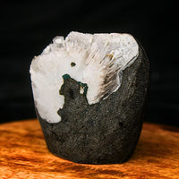 Scolecite Geode Crystal 125g Natural Zeolite Cluster Healing Stone India