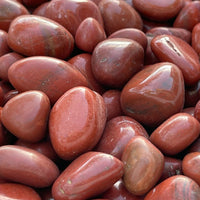 Grade A++ Red Jasper Tumbled Stones, 0.8"-1.25" Tumbled Red Jasper,Pick How Many