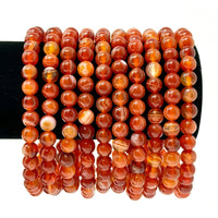 6 mm Bead Gemstone Bracelets BUY 3 GET 1 FREE - Dainty Stretch Crystal Bracelets