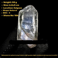 Rare Himalayan Clear Quartz Crystal 58g 6.5x3 cm – Collector Mineral Specimen