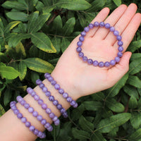 8 mm Bead Gemstone Bracelets: BUY 3 GET 1 FREE! (Stretch Crystal Bead Bracelets)