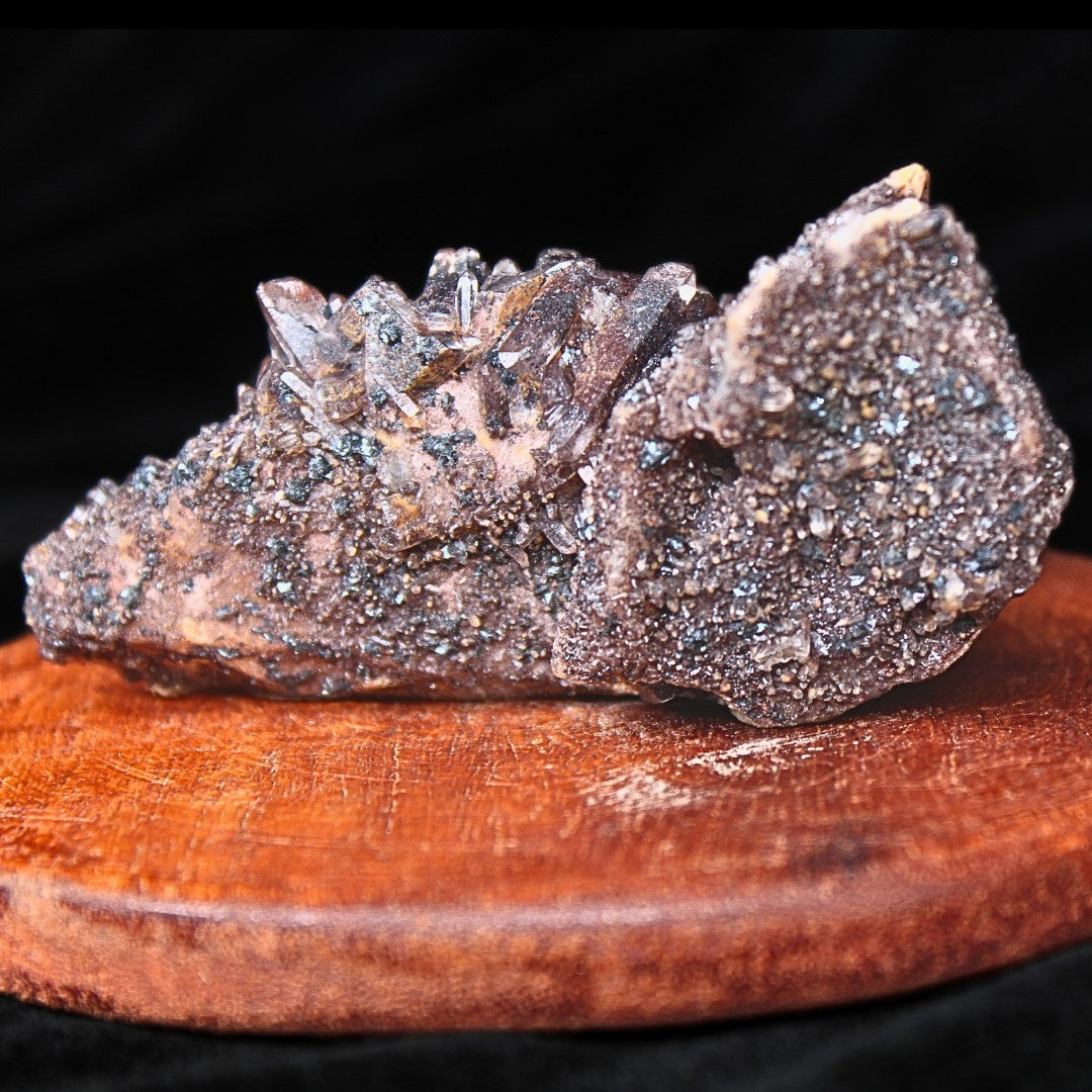 Natural Phantom Quartz Cluster 108g Healing Crystal Stone India 9x4 cm