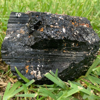 Extra Large Black Tourmaline Chunk / Rod / Log, Natural Rough Black Tourmaline