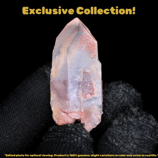 Rare Phantom Quartz Crystal 10g Mini Cabinet Specimen from India