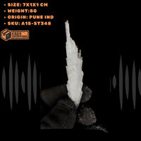 Natural Scolecite Cluster 8g White Zeolite Mineral Specimen India