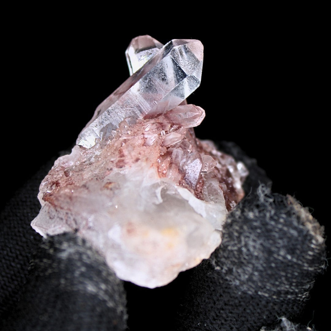 Phantom Clear Quartz Crystal 28g Rare Inclusion Mineral Specimen 4x4cm India