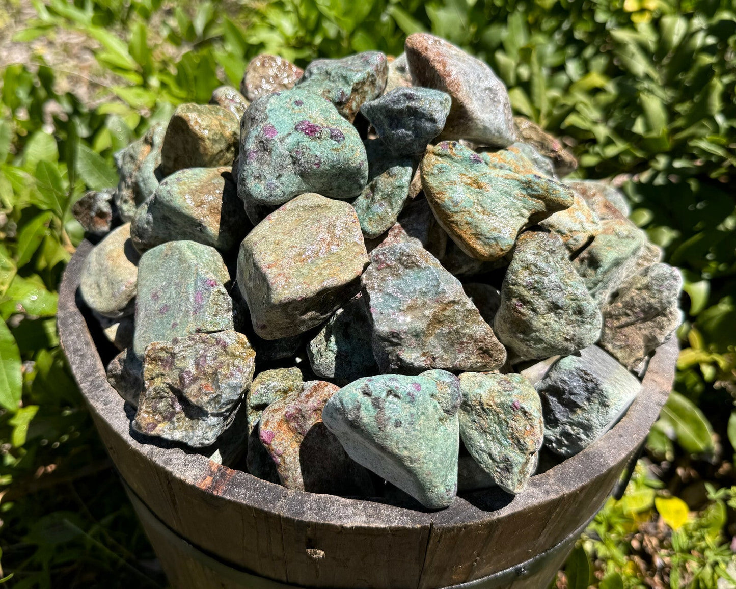 5 lb CLEARANCE Natural Rough Ruby Zoisite Wholesale Bulk Lots (Raw Ruby Zoisite)