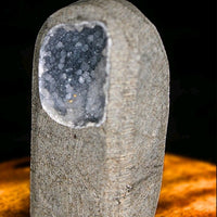 Rare Amethyst Chalcedony 150g Crystal Specimen Mineral Cluster India 7x3 cm