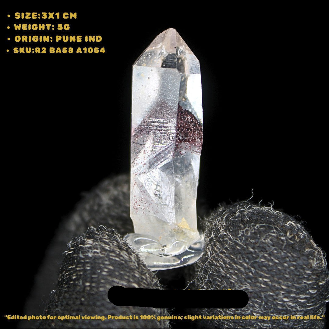 Phantom Quartz Crystal 5g Healing Stone for Meditation, Clarity & Energy