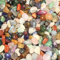 Assorted Mixed Tumbled Stones 1 lb Wholesale Bulk Lot MEDIUM Chakra Reiki 16 oz