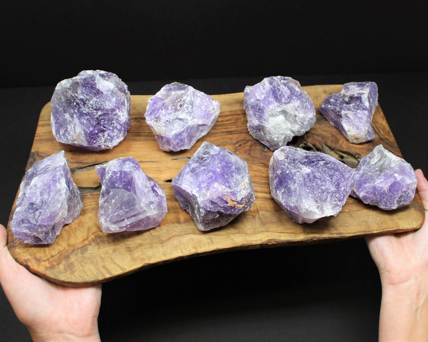 JUMBO Rough Natural Amethyst Chunks, Huge Raw Purple Amethyst Crystals (Brazil)