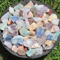 1000 Carat Bulk Lot Brazil Mix - Bulk Natural Rough Tumbler Rocks Stones