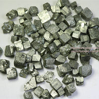 100g Wholesale Beautiful Golden Iron Pyrite Cubic Crystal gem Mineral Specimen