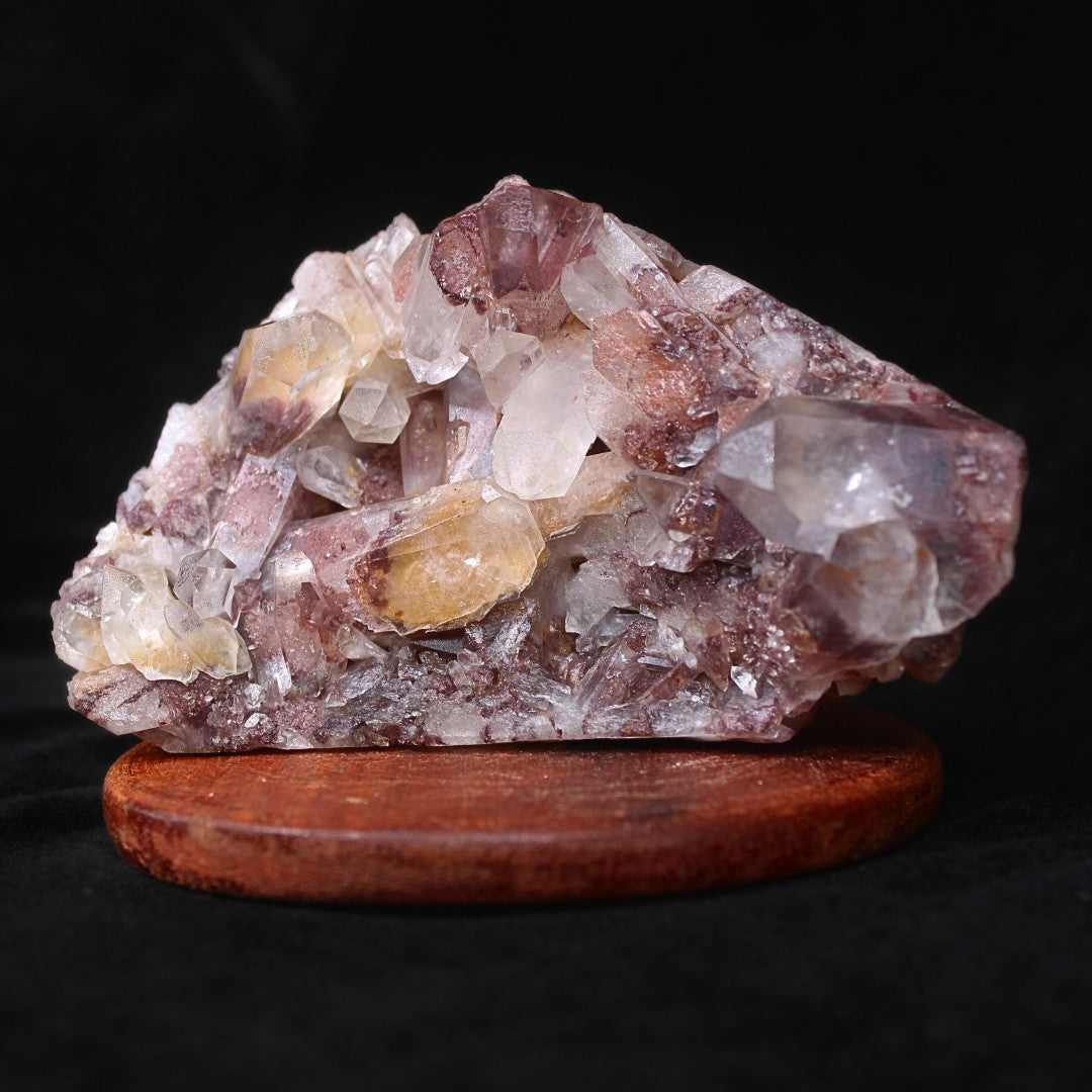 Phantom Quartz Cluster 510g 14x8 cm Rare Natural Crystal Healing Specimen