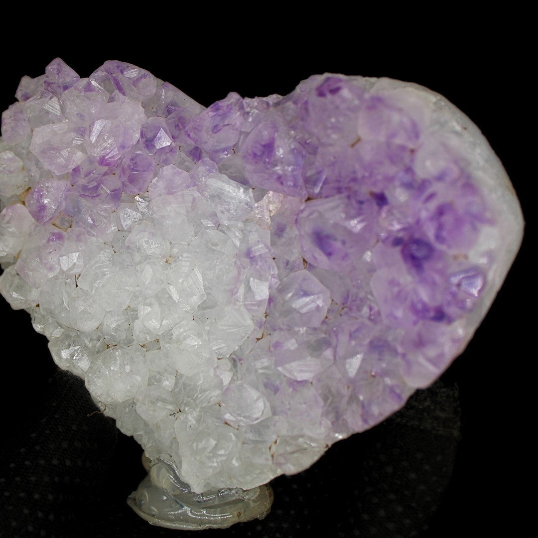 Heart Amethyst Crystal 632g Rare Collector Display Stone from Brazil