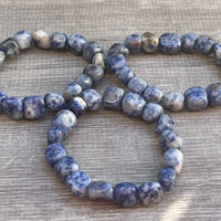 Wholesale Grade A++ Gemstone Nugget Bracelet, Choose from 18 Gemstone Types