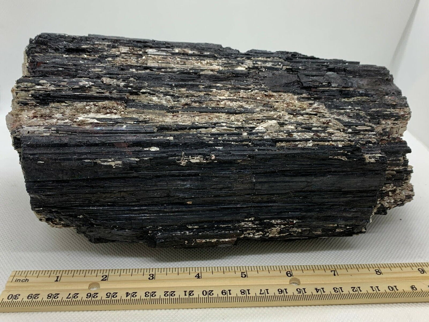 Extra Large Black Tourmaline Chunk / Rod / Log, Natural Rough Black Tourmaline