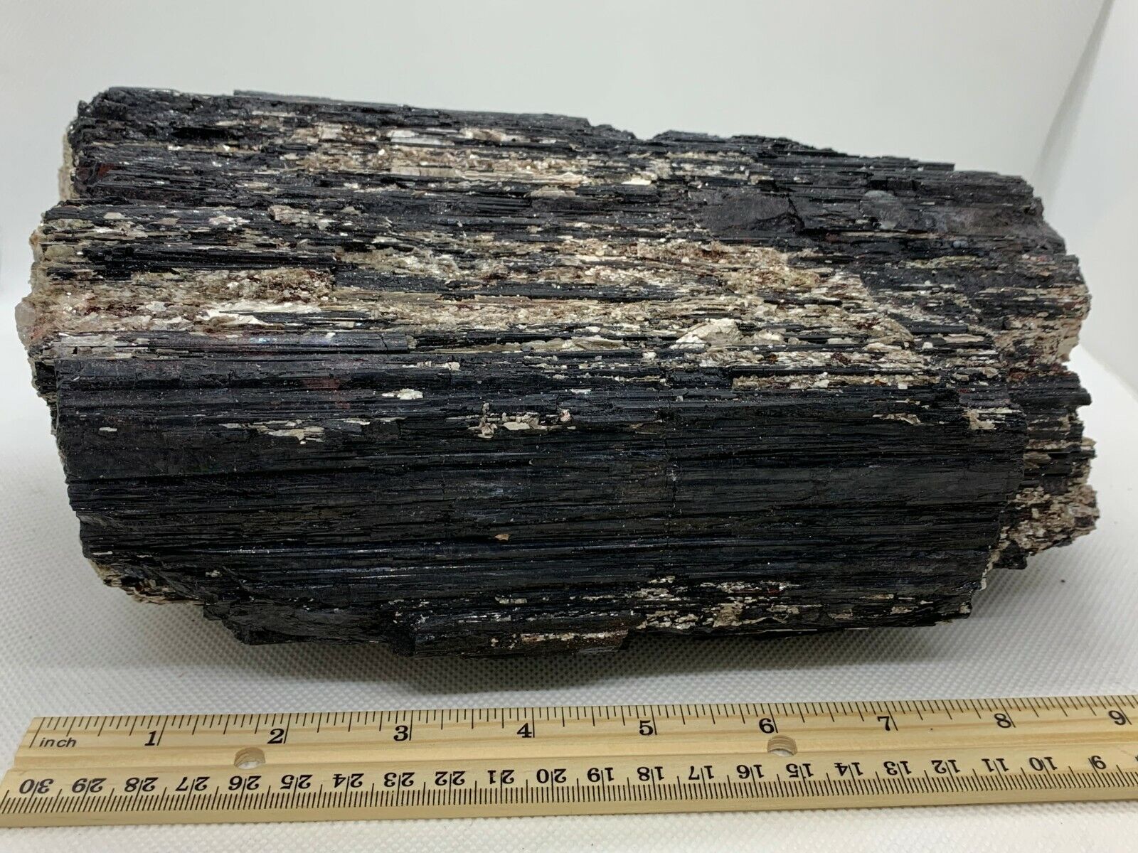 Extra Large Black Tourmaline Chunk / Rod / Log, Natural Rough Black Tourmaline