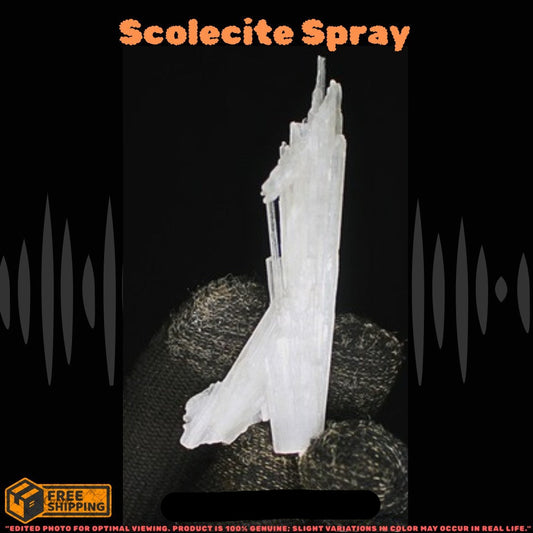 Raw Scolecite Healing Stone 10g Natural Crystal Cluster Reiki Chakra Specimen