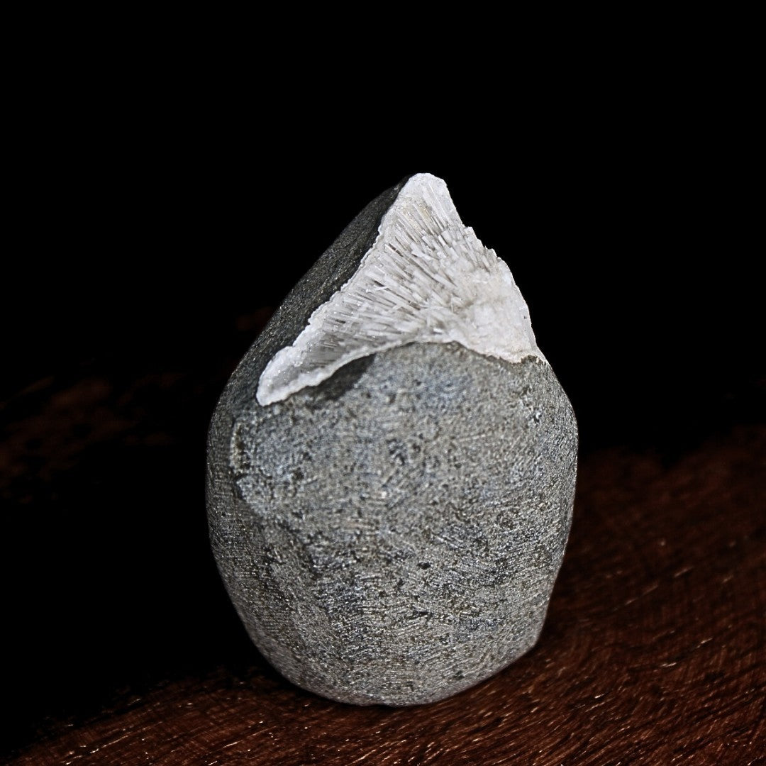 Rare Scolecite Spray in Geode 90g Natural Mineral Specimen India 5x4cm