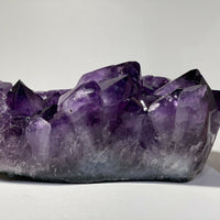 Finely Polished Uruguay Deep Purple Amethyst Cluster Crystal Geode, Pick a Size