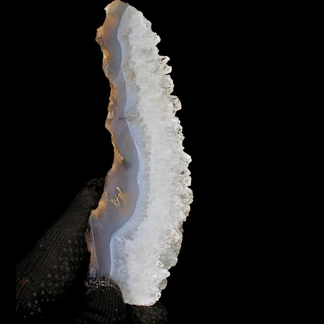 Apophyllite Quartz Healing Cluster Stone 145g 14x5 cm Natural Crystal