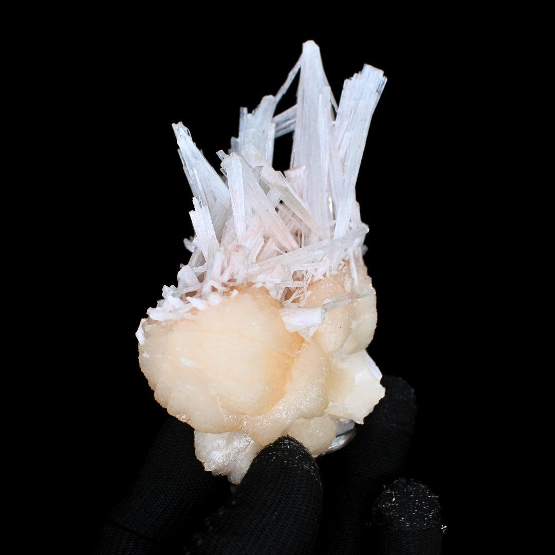 Scolecite with Stilbite Cluster Healing Stone 160g | 11x7 cm | Natural Crystal