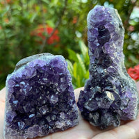 Small Uruguayan Deep Purple Amethyst Cluster, Amethyst Geode, Wholesale Bulk Lot
