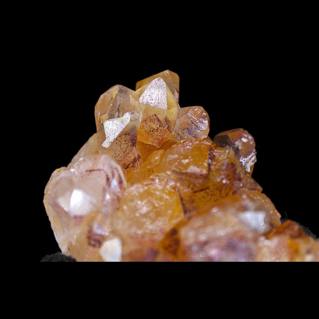 408g Phantom Quartz Cluster Natural Healing Crystal from India