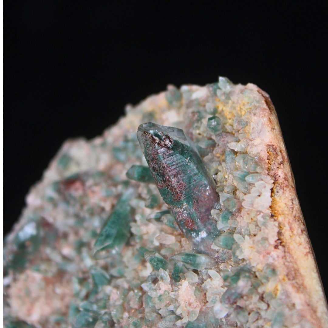 Green Chlorite Quartz Phantom 2.1kg Rare Collector Crystal Specimen India