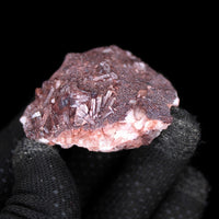 Red Phantom Quartz Cluster 55g 5x4cm | Rare Hematite Inclusion Crystal